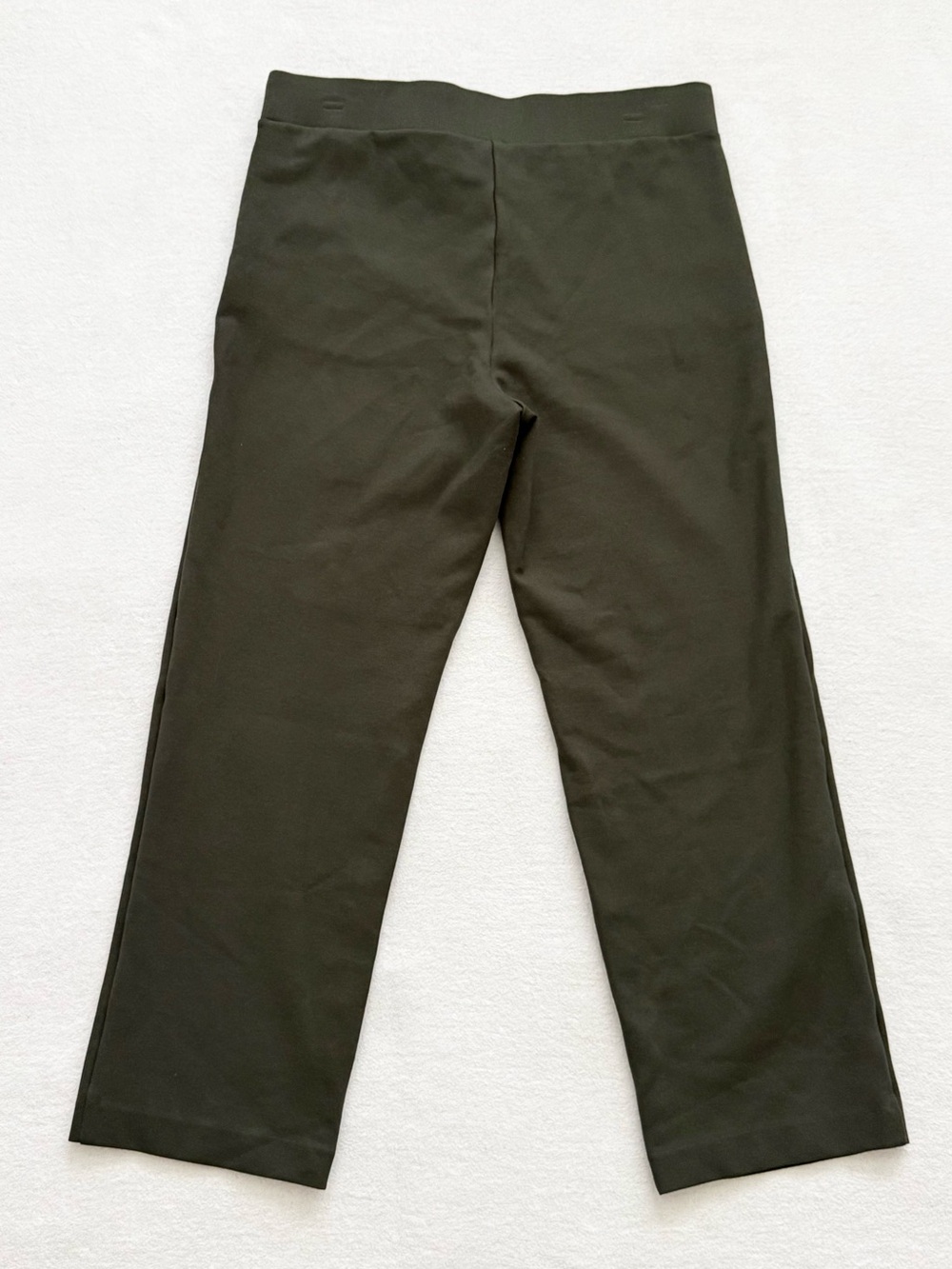 LOFT Ponte Pants in Olive Green - Picture 4 of 8